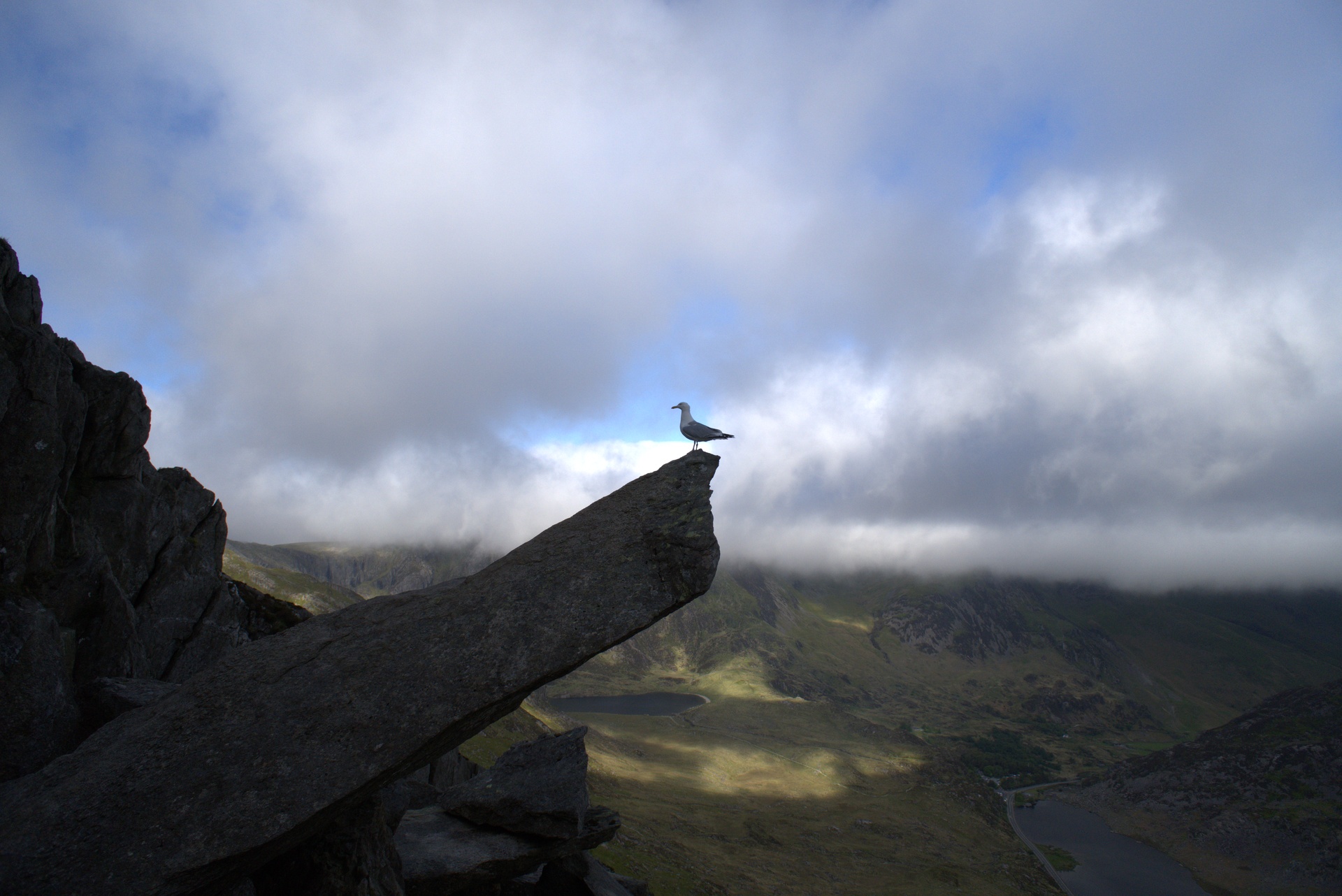 The Cantilever stone, Tryfan