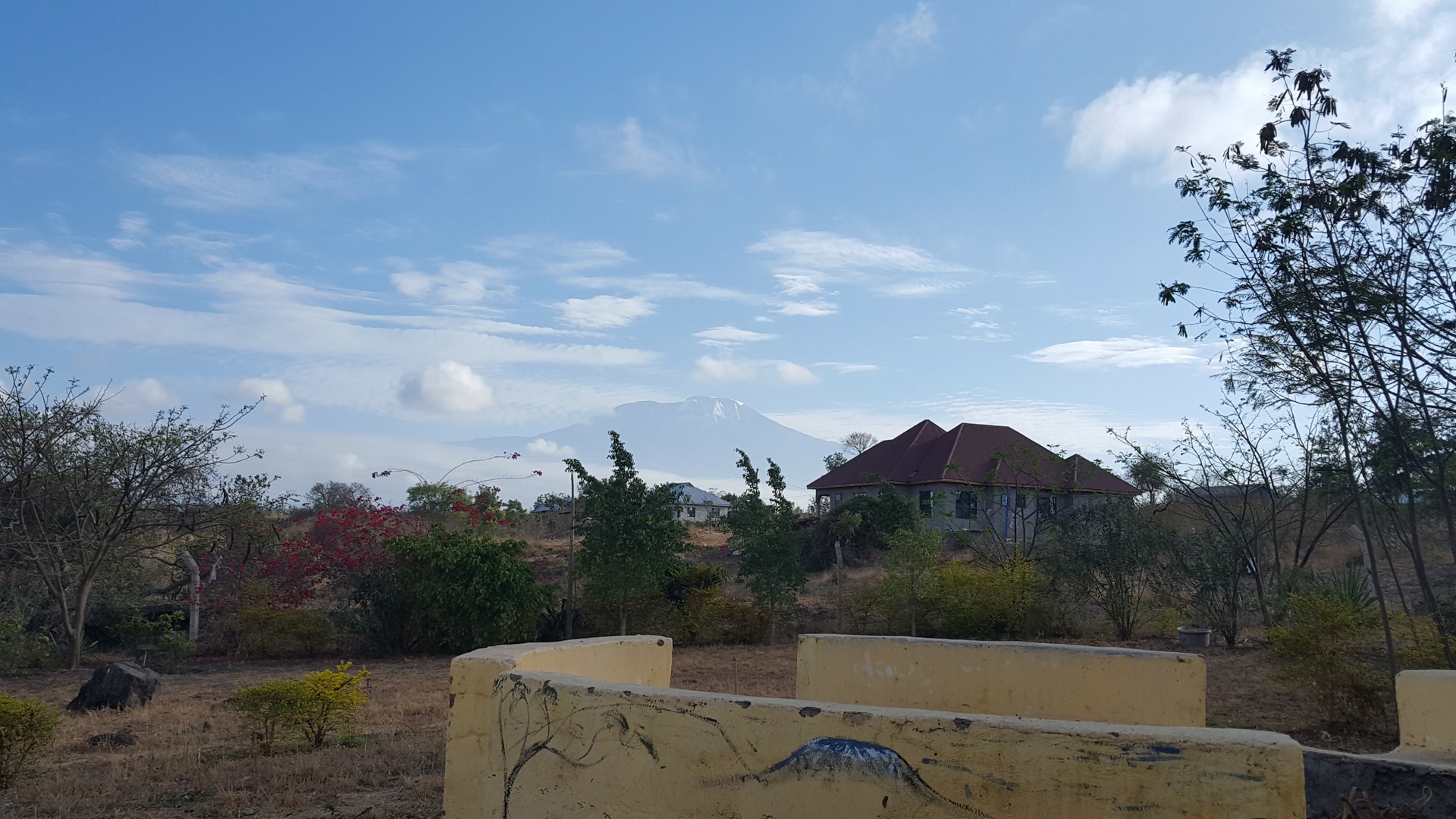 View of Kilimanjaro, Boma la Ng'ombe, Tanzania